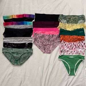Victoria’s Secret PINK Calvin Klein Panty Lot